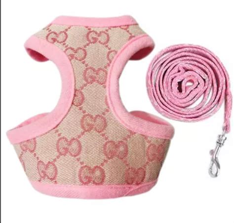 gucci inspired dog harness